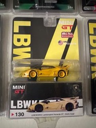 Mini GT LBWK Lamborghini Huracán GT - Giallo Auge