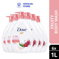 Dove Go Fresh Shower Gel Revive 1L x 6