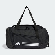 Adidas กระเป๋าเดินทางขนาดเล็กพิเศษ Essentials 3-Stripes Duffel Bag Extra Small | Black/White ( IP9861 )
