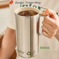Asobu Vacuum Stainless Steel Ceramic Coated Tower Mug 600 ml - Recycling