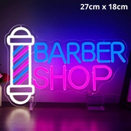 Neon Sign Barbershop Sign LED Neon Sign Barbershop Neon Lights Choose Color and Designbebas