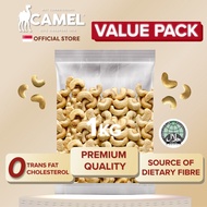 Camel Nuts Natural Baked Cashews 1kg – Crunchy, Creamy & Healthy Halal Snacks
