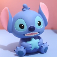 Vinyl Stitch Piggy Bank Full Children's Day Gift Cute Fun Collectibles 11.3A