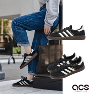 adidas Casual Shoes Handball Spezial Black Rubber Sole Suede Clover Men Women ACS DB3021