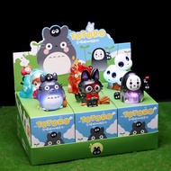 Kawaii Totoro Blind Box Hayao Miyazaki Anime Fairy Tale Elves Mysterious Box Anime Model Kids Birthd