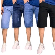 (3pcs rm50)SELUAR PENDEK JEANS SHORT PANT SAIZ 28-40 KAIN NON STRETCHABLE