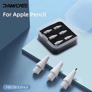 6pcs Pencil Tips with Box for Apple Pencil Pro (USB-C) 2024 1st 2nd Generation Soft Hard Double-Laye