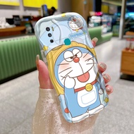 Casing Hp Infinix Hot 9 Play Hot 10 Play Hot 11 Play Hot 12 Play NFC Hot 9 Pro Case Anime Doraemon Pola Casing Hp pelindung yang modis Silikon Tahan guncangan Clear Softcase Kesing