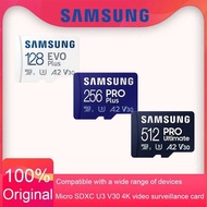 SAMSUNG 128Gb 64Gb 256Gb A2 U3 4K Micro SD EVO PLUS Ultimate Pro Card Sd/Tf Flash U1