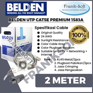 [PREMIUM] Belden ORI 2 M Cat5E 2 Meter UTP Indoor Cable + RJ45 + Plugboot