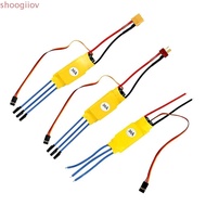 SHOOGMY ESC Brushless Motor, Helicopter Boat Banana Head T Plug XT60 Speed Controller, Replacement 3