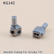 KG142 Needle Clamp For Siruba 747 Overlock Sewing Machine Accessories 4 thread 700F Parts Gauge Set