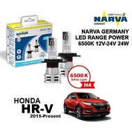 NARVA H4 12V & 24V 6500K Range Performance LED Headlight Bulb Set for Honda HR-V HRV 2015-Present