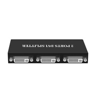 DVI Splitter 1X2 Switch Switcher Extender Adapter 1 DVI-D Input and 2 DVI-D Output Dual Display for