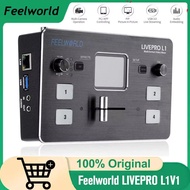 FEELWORLD LIVEPRO L1V1 Multi Format Video Mixer Switcher 4xHDMI Inputs Camera Production USB3.0 Live