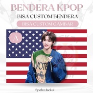 AMERICAN FLAG KPOP SEONGHOEON CORTIS KPOP POSTER/ KPOP FLAG/ Eom Sunghyun KPOP Tapestry/ Kpop Tapest