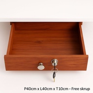 JUMBO Under-Table Drawer Drawer Drawer without partition 40x40cm free screws