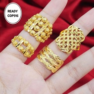 NEW Adult Boba Gold Ring 24K Titanium Gold Bangkok Gold 2026 A16
