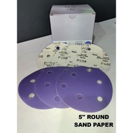 KERTAS PASIR BULAT/HIGH QUALITY 5" ROUND SAND PAPER/READY STOCK/#60-#600