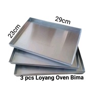 3pcs BIMA OVEN PANS/ PANS 29x23x2cm