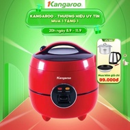 Nồi cơm điện Kangaroo KG822 nắp gài - Dung tích 1.2 Lít - Công nghệ nấu 3D loại cơ - Hàng chính hãn