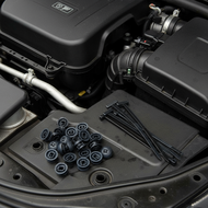 20/50 pcs universal nylon buckles for cable ties, wire connectors, heat shrink tubing, LED strip cli