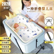 [Delivered From Taiwan] Foldable Bed Removable Portable Baby Multifunctional Comfort Newborn Y5YZ