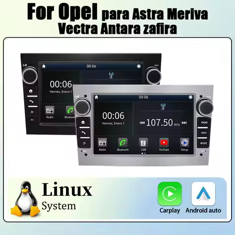 Linux system For Opel para Astra 7" Car Player , With CarPlay & Auto Navigation DSP BT YouTube Wirel
