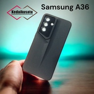 HP Samsung A36 Softcase Case Macaron Blade Mecha Black Premium Luxury Casing Samsung A36hp