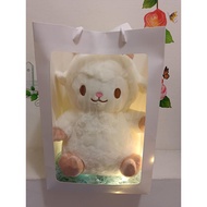 Sheep Doll Sheep Baa Baa Sitting Sheep Doll Pillow Muppet Toy Gift Bag Cute Cartoon Healing Comforti