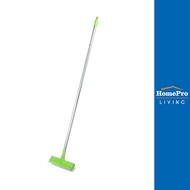 HomePro แปรงขัดพื้นไนลอนพร้อมที่ปาดน้ำ  SUPER BROOM 9 นิ้ว สีเขียว แบรนด์ SCOTCH-BRITE