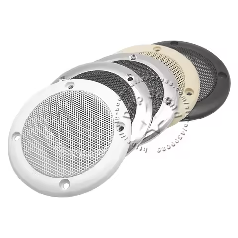 For 3.5" inch Car Audio Speaker Conversion Net Cover Decorative Circle Metal Mesh Grille Protection 