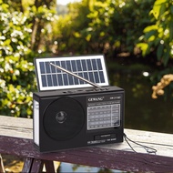 Solar Bluetooth card radio flashlight player charging FM FM radio