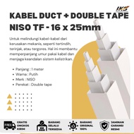 Duct Cable NISO TF Cable Protector - 16x25mm