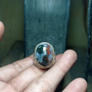 cincin batu akik pancawarna dim kantor super jreng lain bacan