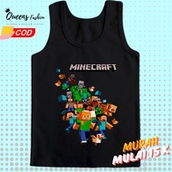 Minecraft Pattern Boys' T-Shirt 1-10 Years - QueensFashion.id
