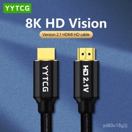 HDMI-compatible 2.1 Cable 8K 60Hz 4K 120Hz 48Gbps ARC YYTCG HDR Video Cord for Amplifier TV PS4 NS Projector High Defini