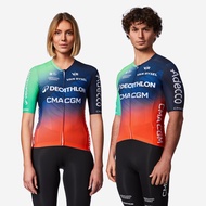 VAN RYSEL Short-sleeved road cycling jersey, RCR-R Decathlon CMA CGM Replica