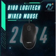 B100 logitech wired mouse