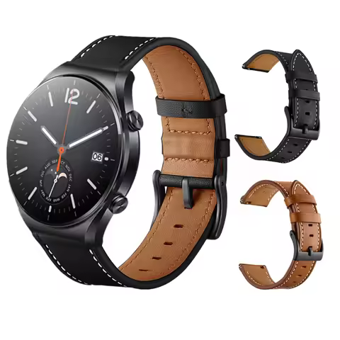 Leather Strap For Garmin Vivomove Sport Venu 3 2 Plus Smart Watchband For Vivo WATCH 2 Xiaomi Watch 