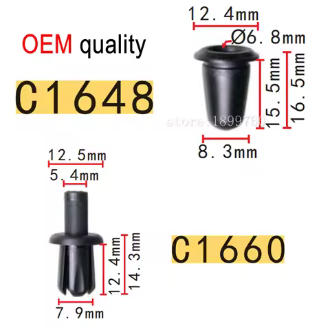 100x OEM Exterior A-Pillar Clip for Land Rover Range Rover Evoque Discovery LR002229 LR033144
