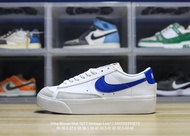 [Hot selling] Nike Blazer Mid "1977 Vintage Low" White/Gray/B loss powder "Classic Pioneer Mid Top V