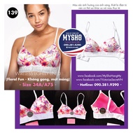 [Size 34A/A75 - 139] Wear Everywhere Wireless Light Line Bra (Floral Fun - No underwire, thin foam)