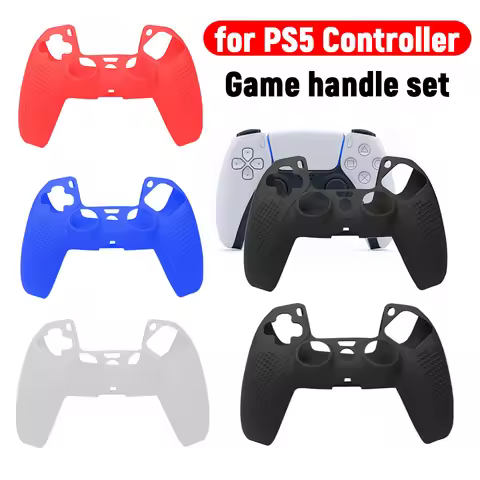 Non Slip Silicone Case for PlayStation 5 Wireless Controller Protector Shell