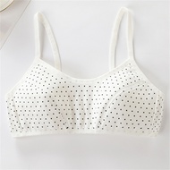 Pure Cotton Bra Without Steel Ring Underwear 1/2pcs Sports Bra For Junior High School Students