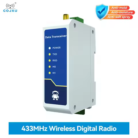 433MHz Wireless Digital Radio COJXU E95-DTU(433C20-485)-V2.0 RS485 High-Speed Continuous Transmissio