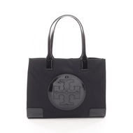 【二手】Tory Burch ELLA 漆皮小號手提包，90482001，黑色尼龍漆皮手提包，女士