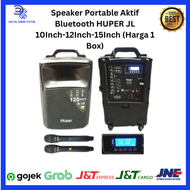 Speaker Portable Aktif Bluetooth HUPER JL MIC WIRELES 10-12-15inch - 10inch - digital sound system - dss
