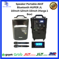 Speaker Portable Aktif Bluetooth HUPER JL MIC WIRELES 10-12-15inch - 10inch - digital sound system -