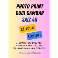 Photo Print Cuci Gambar Murah 4R